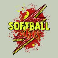 Softball Vibes Lightning Bolt Ladies Tee | Teevron