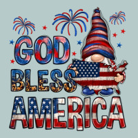 God Bless America With Gnome 4th Of July Heavy Core Tee | Teevron