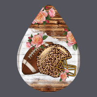 American Football And Western Roses Teardrop Vintage Hoodie | Teevron