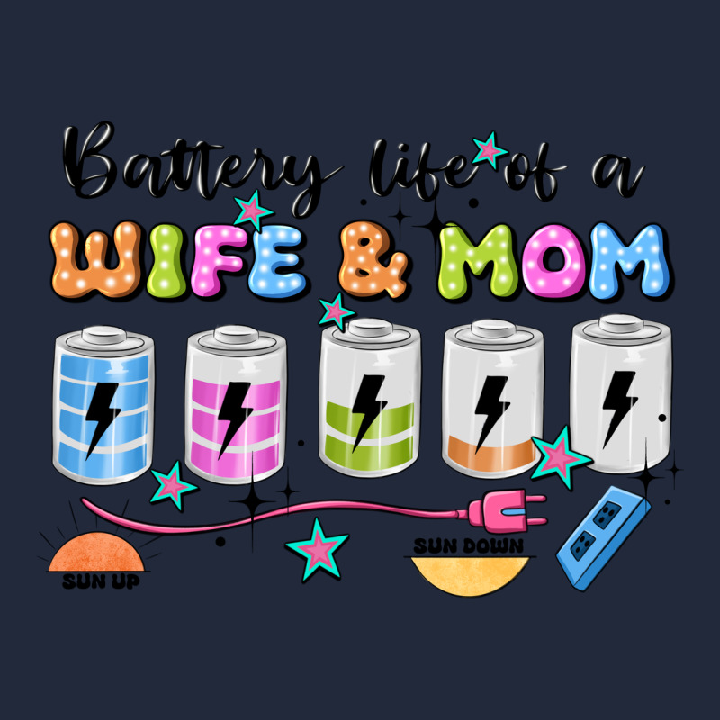 Battery Life Of A Wife & Mom Premium Sweatshirt by JahusDesignShop | Teevron