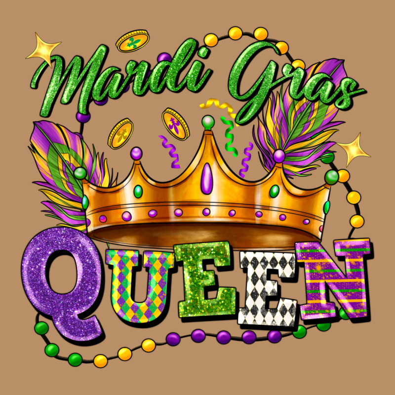 Mardi Gras Queen Vintage Hoodie by FaDigitalArtStudio | Teevron