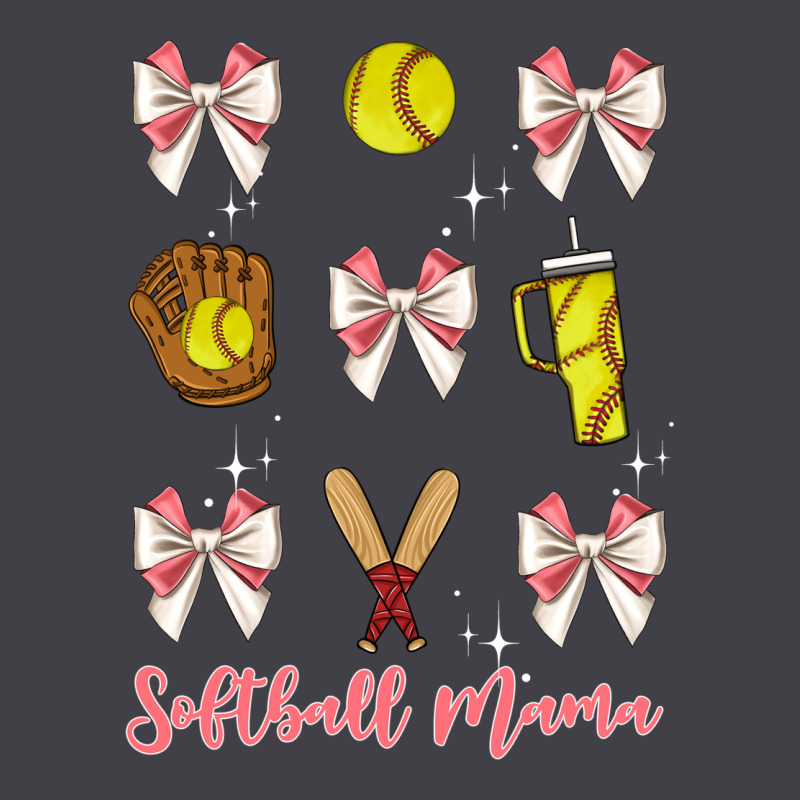 Softball Coquette Bow Heavyweight Hoodie by JahusDesignShop | Teevron