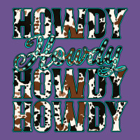 Howdy Cowhide Turquoise Vintage Tee | Teevron