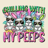Chilling With My Peeps Easter Bunnies Ladies Tee | Teevron