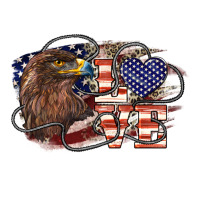 Love America Eagle 4th of july | Teevron
