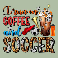 I Run On Coffee And Soccer Frappe Urban Heavy Tee | Teevron