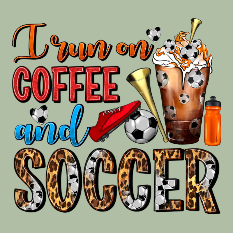 I Run On Coffee And Soccer Frappe Urban Heavy Tee by FaDigitalArtStudio | Teevron