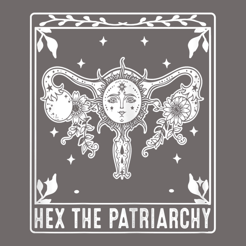 Womens Hex The Patriarchy Uterus Tarot Card Halloween Feminist T Shirt Urban Hoodie by maiPhamDesign | Teevron