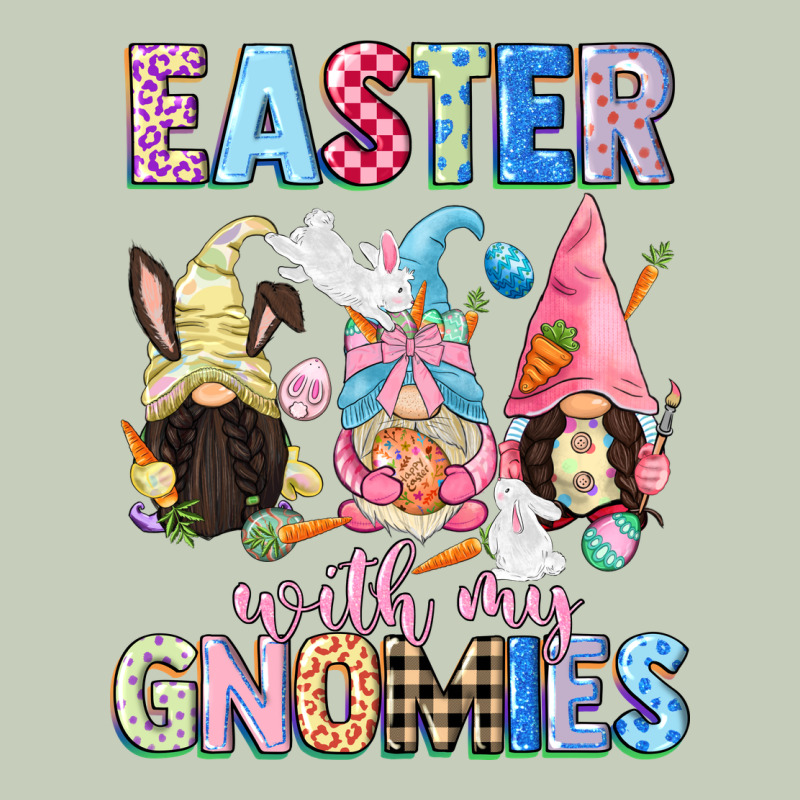 Easter With My Gnomies  Easter Day Ladies Tee by CowGirlArtShop | Teevron