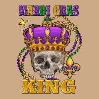 Skull Mardi Gras King Vintage Hoodie | Teevron