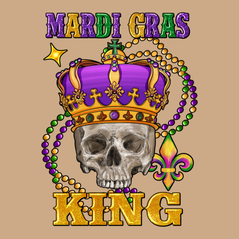Skull Mardi Gras King Vintage Hoodie by FaDigitalArtStudio | Teevron