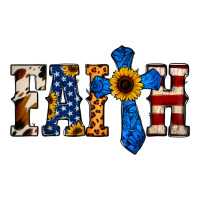 American Flag Faith Premium Tee | Teevron