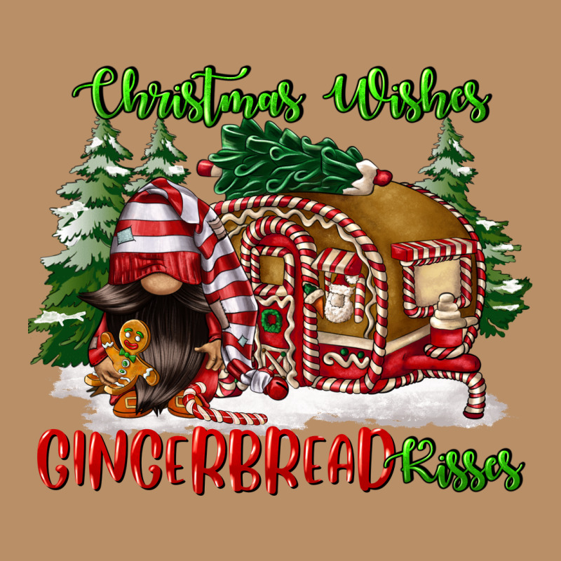 Christmas Wishes Gingerbread Kisses Vintage Hoodie by FaDigitalArtStudio | Teevron
