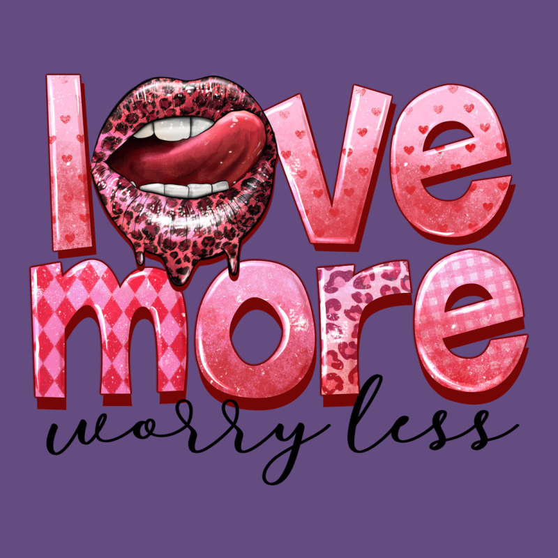 Love More Worry Less Vintage Hoodie by FaDigitalArtStudio | Teevron