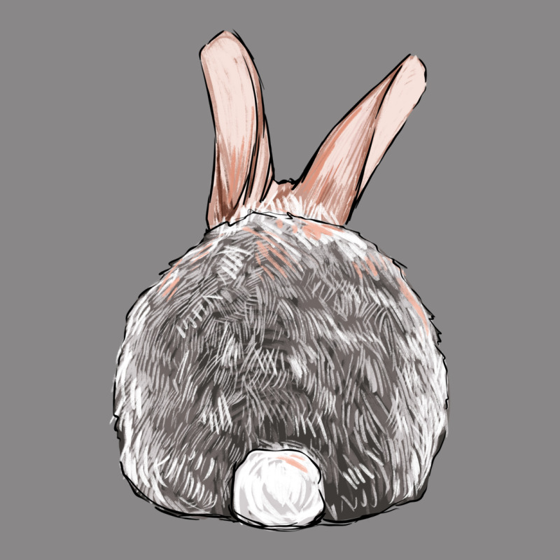 Easter Bunny Back View Vintage Tee by OliviaCreatesArt | Teevron