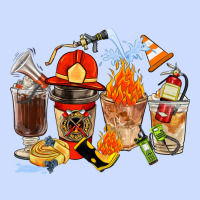Firefighter Coffee Cups Urban Heavy Tee | Teevron