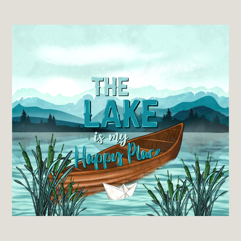 The Lake Is My Happy Place Heavy Core Tee by TumblerDesignByShophia | Teevron