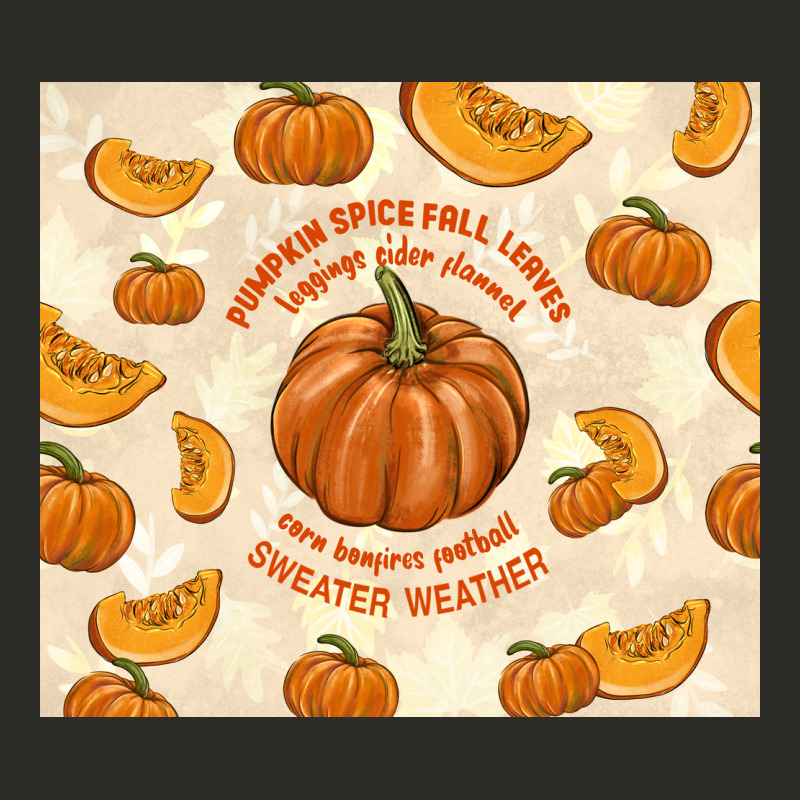 Pumpkin Spice Fall Leaves Heavy Core Tee by TumblerDesignByShophia | Teevron