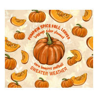 pumpkin spice fall leaves | Teevron