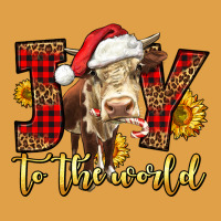 Joy To The World Christmas Cow Premium Hoodie | Teevron