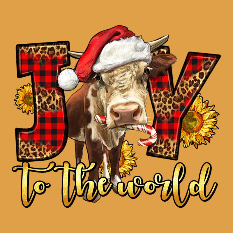 Joy To The World Christmas Cow Premium Hoodie by LillyAllenDesigns | Teevron