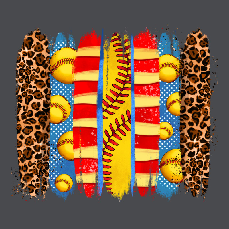 Softball  Brushstrokes Zipper Hoodie by AdoDesignShop | Teevron
