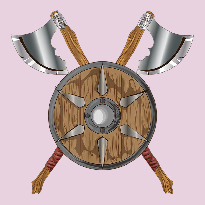 Renaissance Fair Faire Festival Medieval Theme Axe Shield Ladies Tee by DesignPulse | Teevron