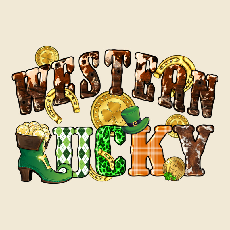 Western Lucky St. Patrick's Day Ladies Tee by CowGirlArtShop | Teevron