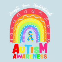 Autism Awareness Month T  Shirt Autism Awareness Rainbow Accept Unders Ladies Tee | Teevron