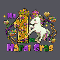 My First Mardi Gras Unicorn Vintage Hoodie | Teevron