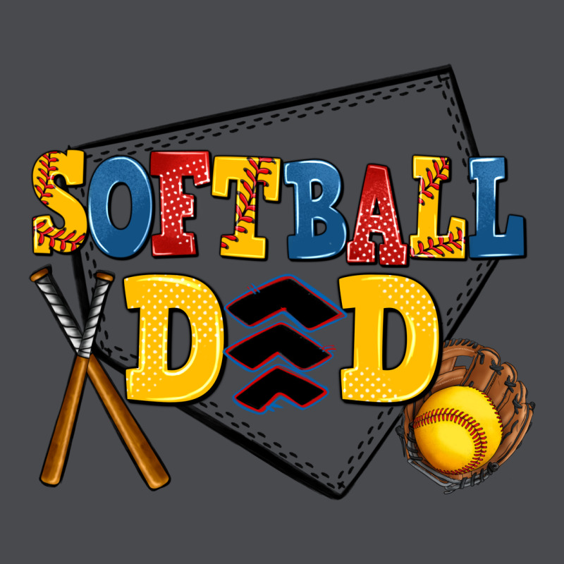Softball Dad Zipper Hoodie by AdoDesignShop | Teevron