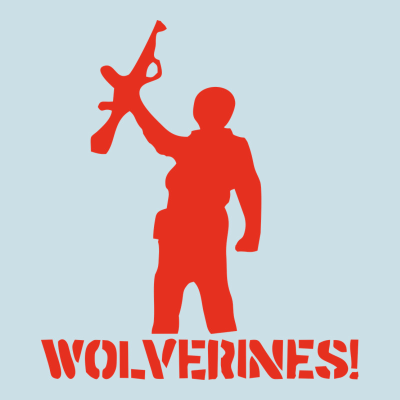 Red Dawn Wolverines Ladies Tee by PixelWave | Teevron