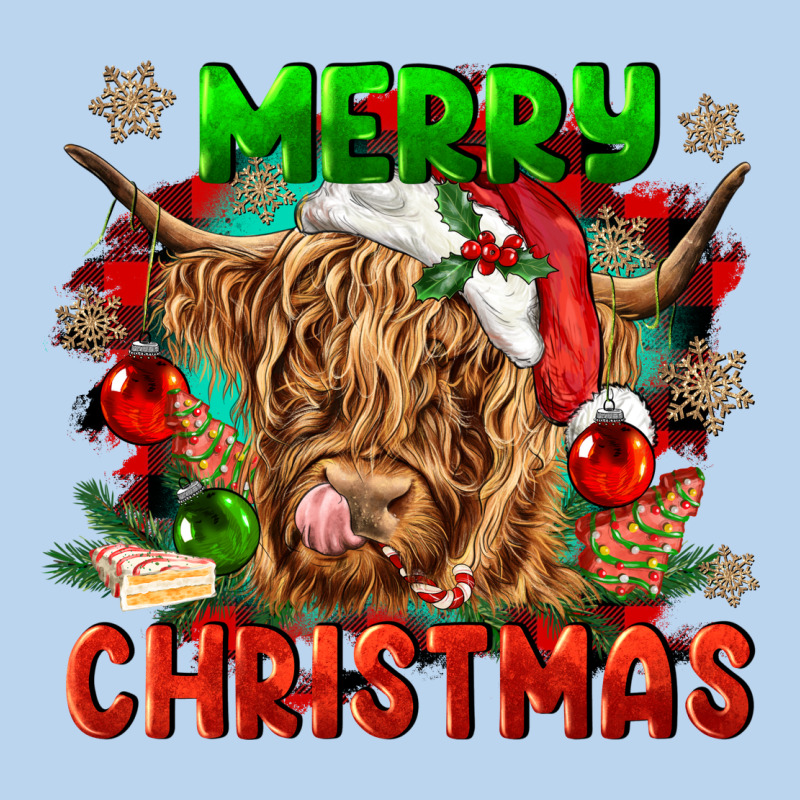 Merry Christmas Cow Classic Tee by CowGirlArtShop | Teevron