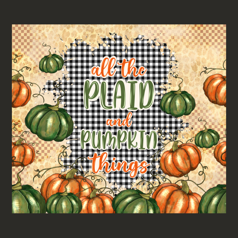 All The Plaid And Pumpkin Things Heavy Core Tee by TumblerDesignByShophia | Teevron