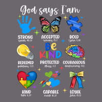 God Says I Am Autism Premium Sweatshirt | Teevron
