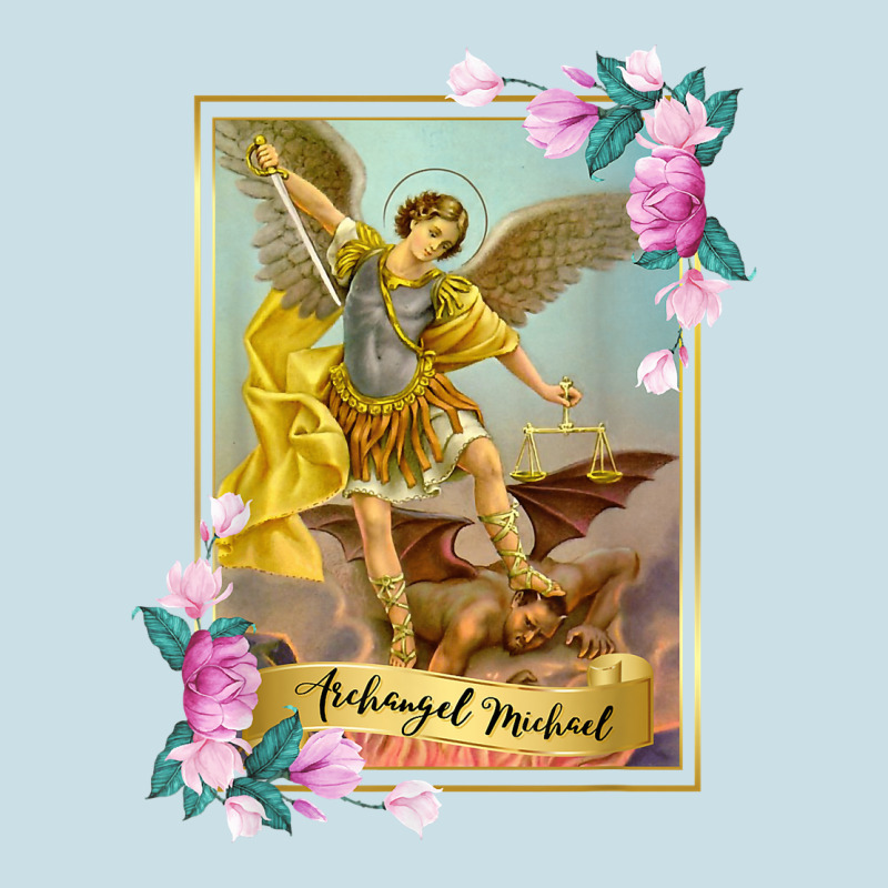 St Michael The Archangel - Protector Catholic Church Angel Ladies Tee by PixelWave | Teevron