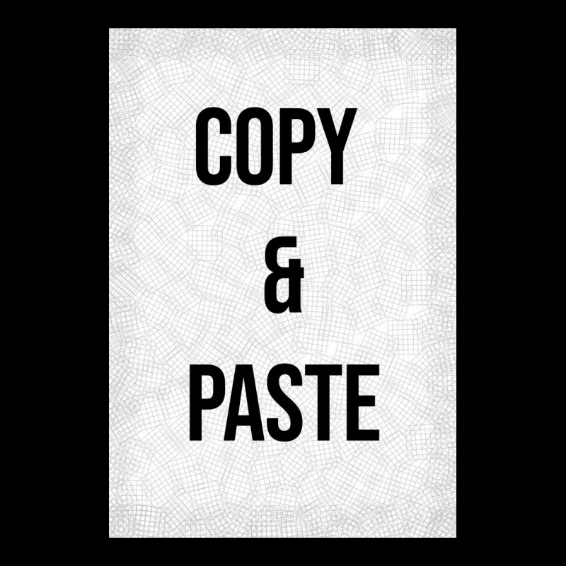 Copy Paste Ladies Tee by Craftify | Teevron