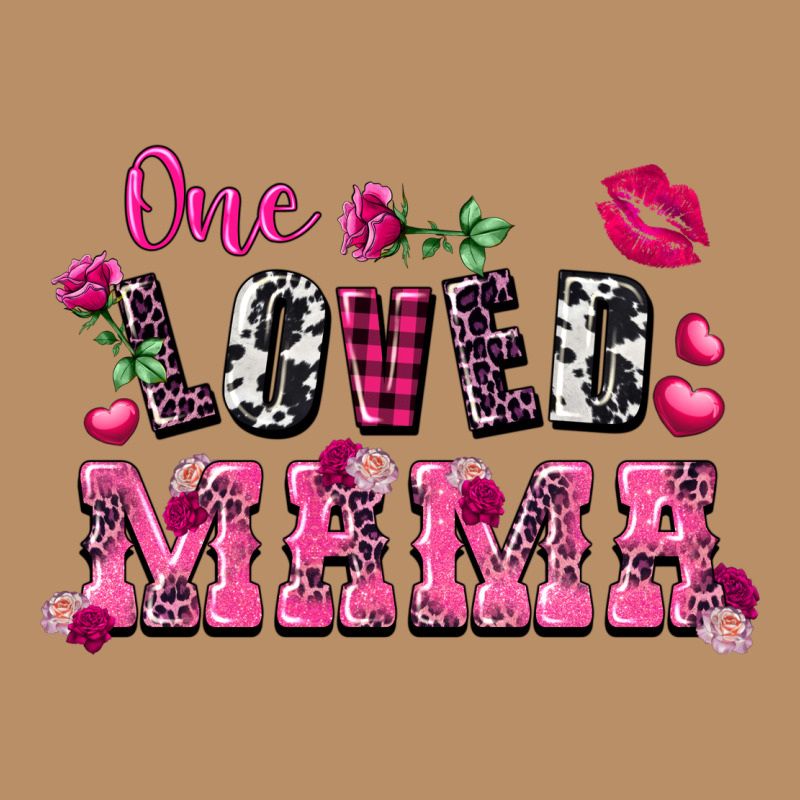 One Loved Mama Valentine's Day Vintage Hoodie by FaDigitalArtStudio | Teevron