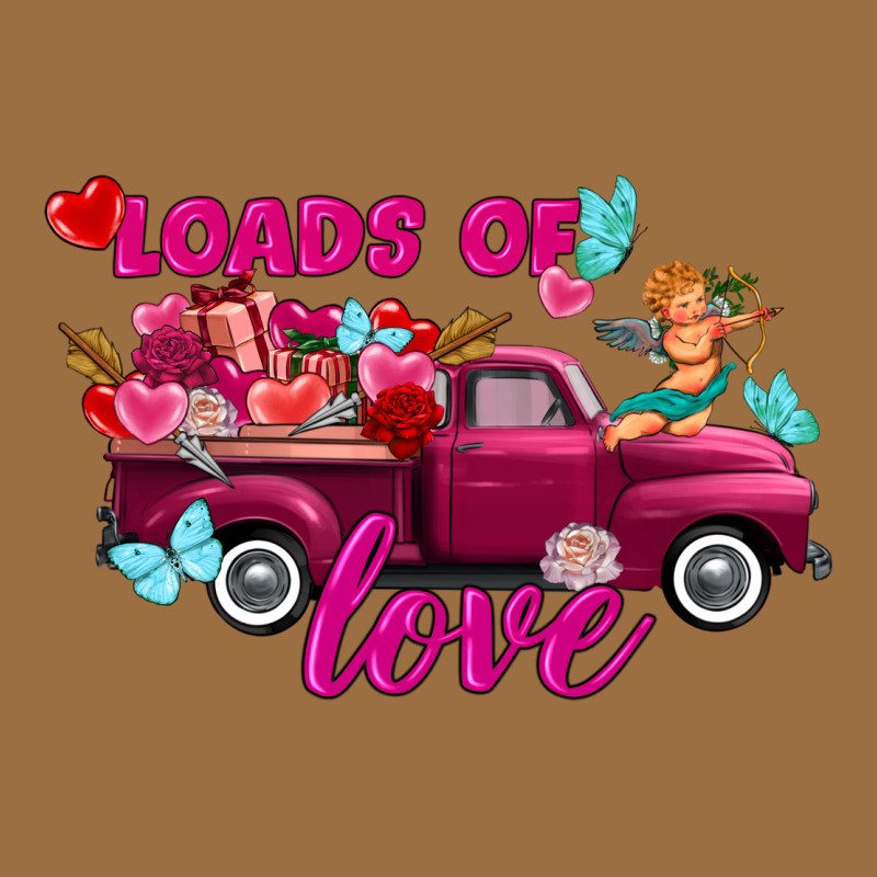 Loads Of Love Valentine's Day Truck Vintage Tee by FaDigitalArtStudio | Teevron