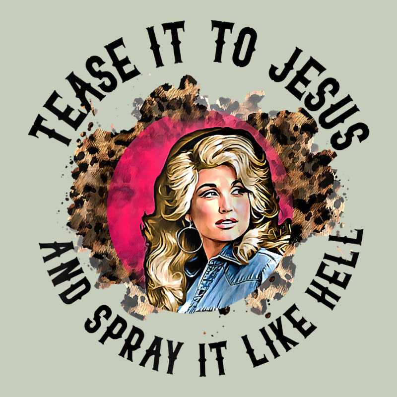 Tease It To Jesus And Spray It Like Hell Leopard Western Raglan Baseba Ladies Tee by ArtChic | Teevron