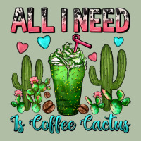 All I Need Is Coffee Cactus Frappe Urban Heavy Tee | Teevron