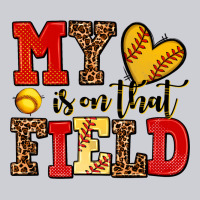 My Heart Is On That Field Softball Heavyweight Sweatshirt | Teevron