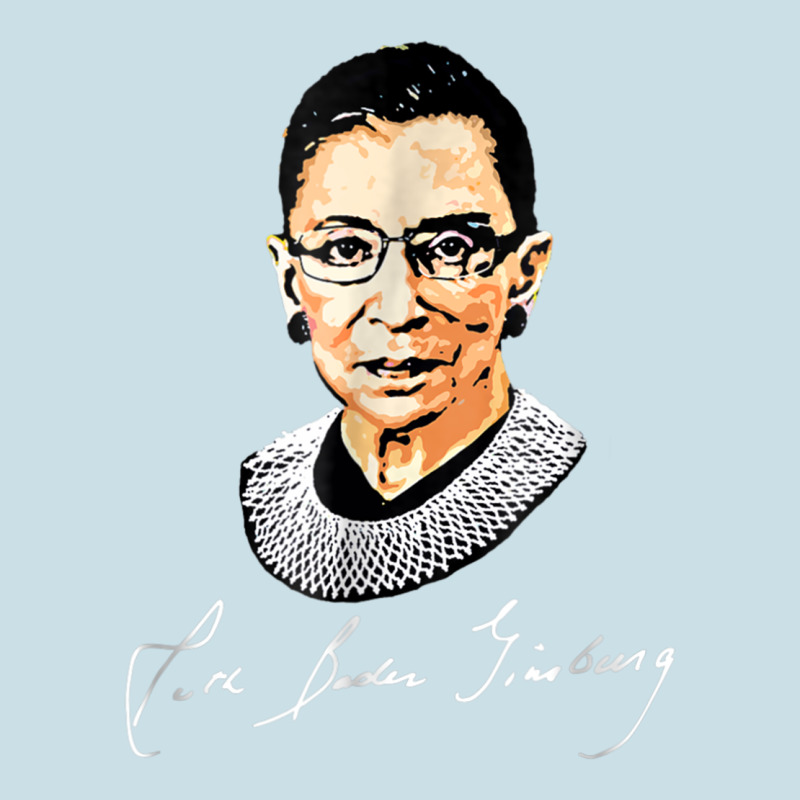 Rbg Ruth Bader Ginsburg Feminist T Shirt   Signature Art Ladies Tee by StudioElite | Teevron
