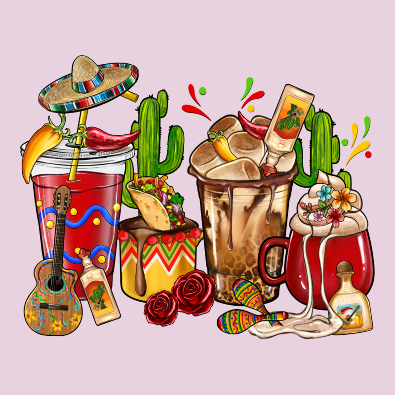 Cino De Mayo Coffee Cups Mexico Ladies Tee by HowdyJamesFarm | Teevron