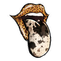 Western Leopard Cowhide Tongue Premium Tee | Teevron