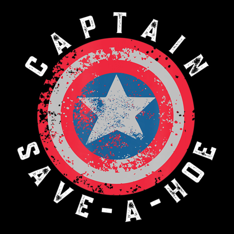 Captain Save-a-hoe Vintage Funny Retro Ladies Tee by StudioElite | Teevron
