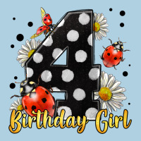 Ladybug Birthday Girl Age 4 Premium Hoodie | Teevron