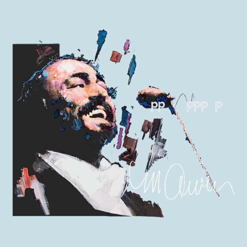 Original Portrait Of Luciano Pavarotti Ladies Tee by StudioElite | Teevron