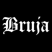Womens Bruja Old English Chola Witchy V Neck T Shirt Ladies Tee | Teevron