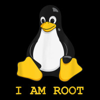 Linux Mascot Tux The Penguin I Am Root Tshirt Men Women Kids Ladies Tee | Teevron